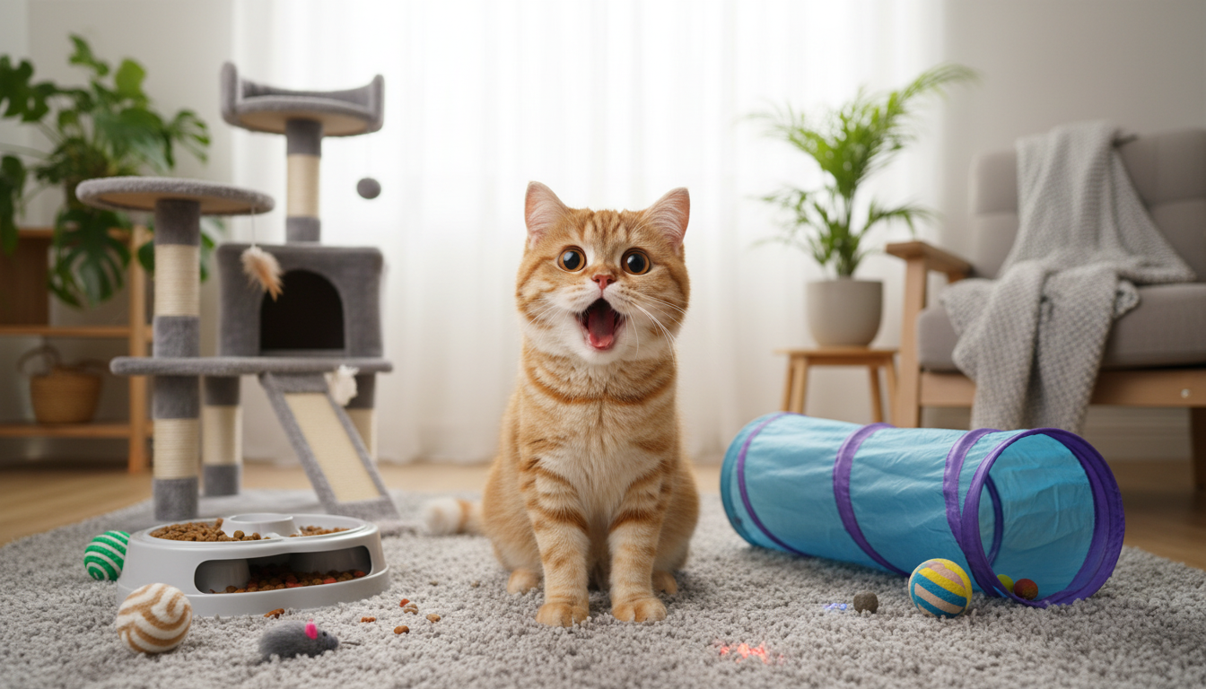 Indoor Cat Entertainment: Play, Puzzles & Routines