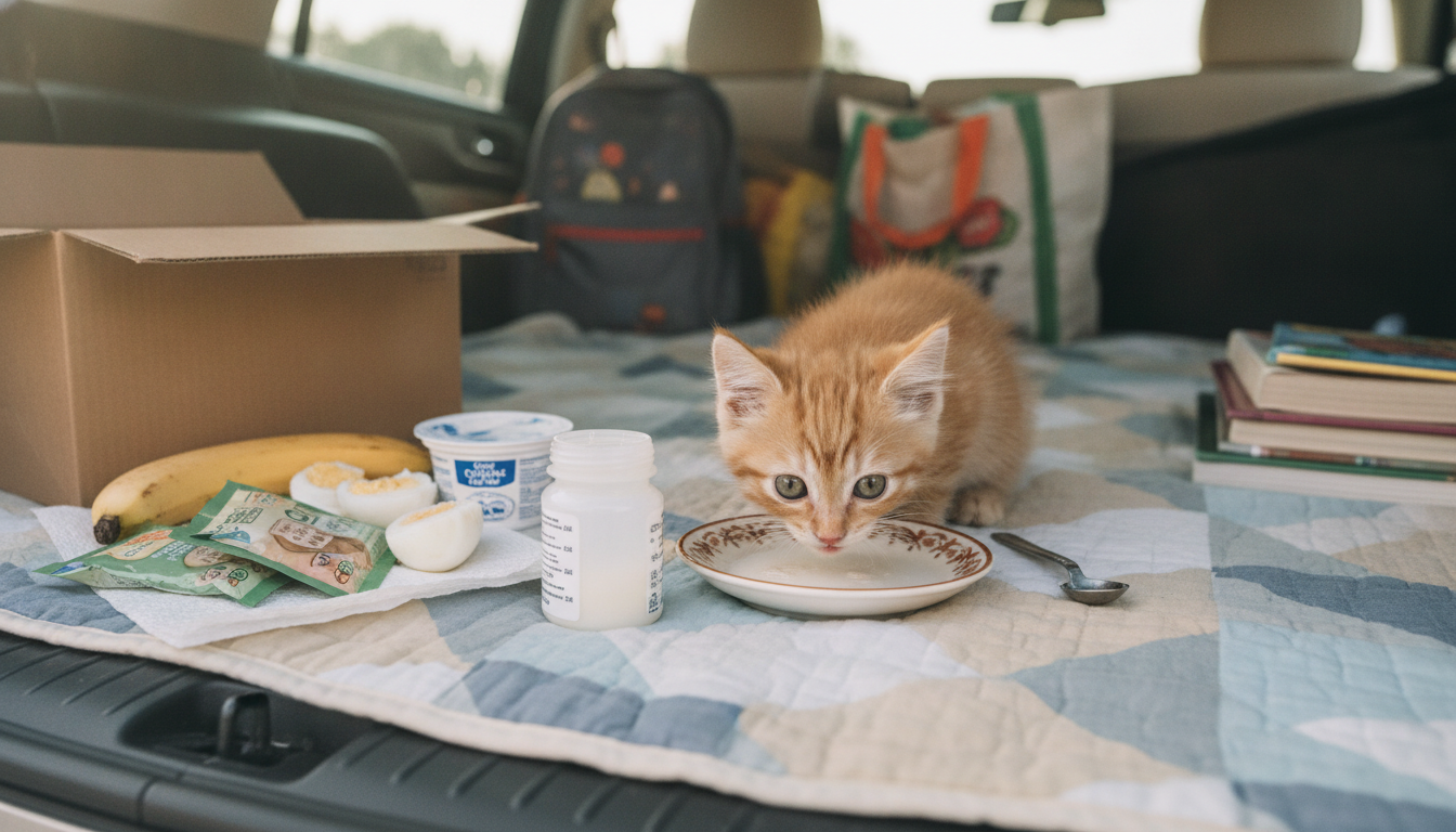 No Cat Food? Safe Emergency Meals for Kittens
