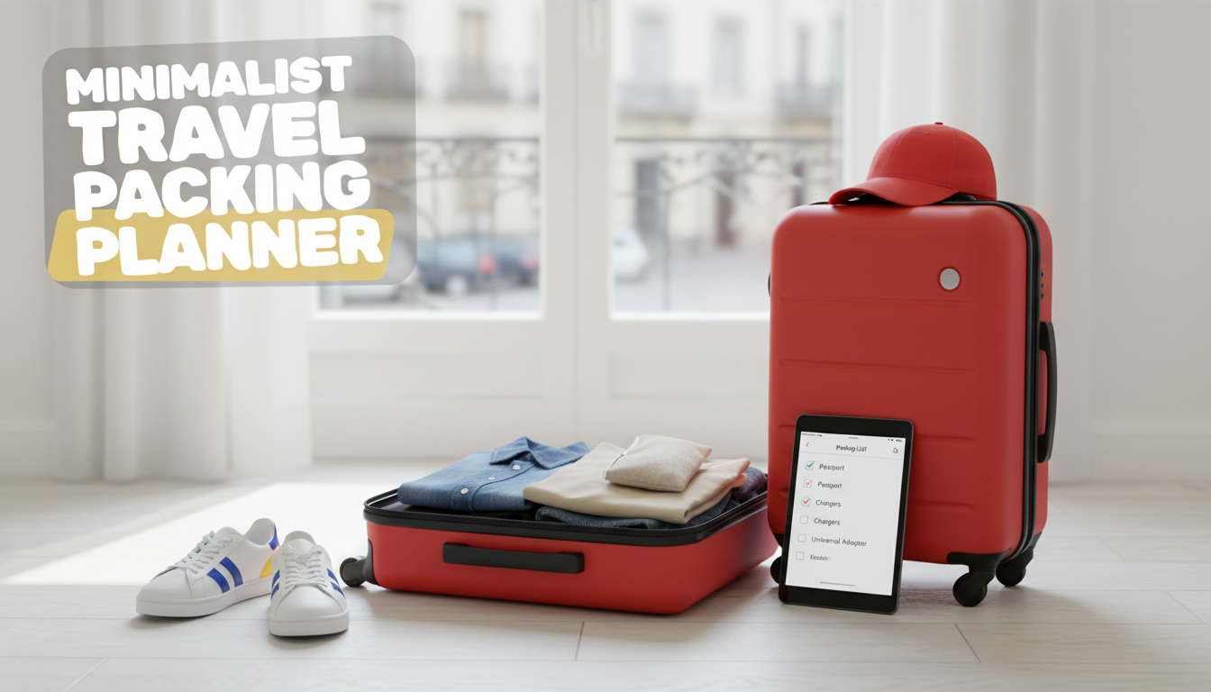 1-Month Trip Packing List: Pack Light, Rewear More